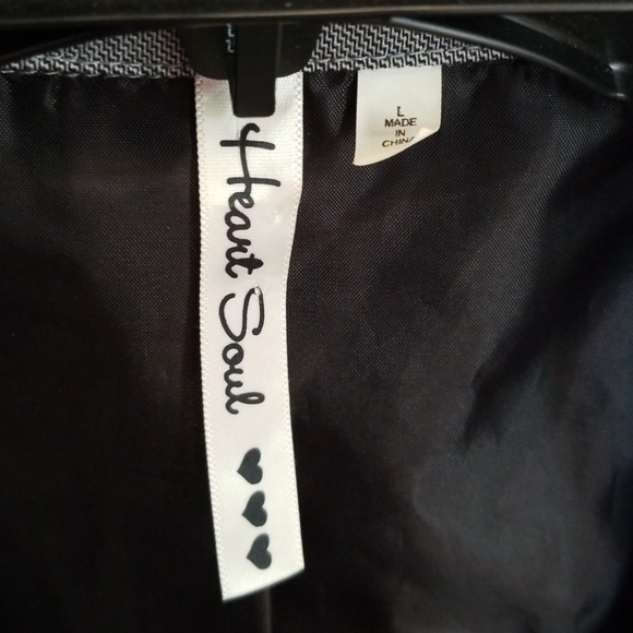 Short sleeved, grey, waist coat/blazer size large - Picture 2 of 5